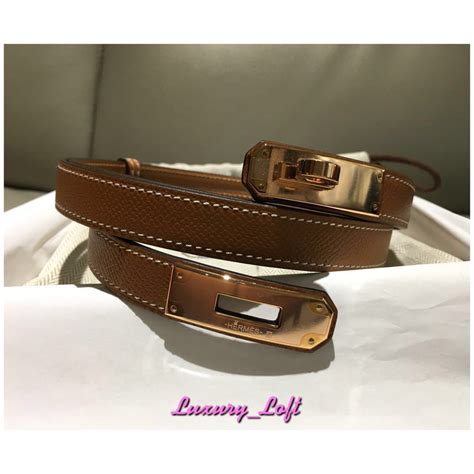 hermes kelly belt tan